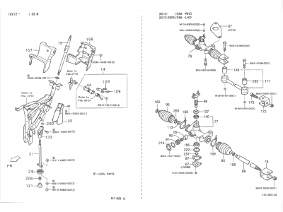 Shaft - Steering housing